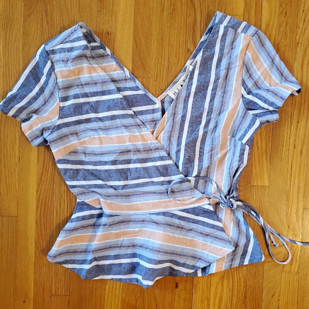 Striped crop top